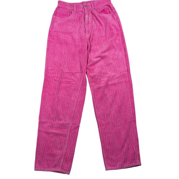 BDG Pants - BDG Urban Outfitters Pants 28 Womens Pink High Rise Baggy Corduroy Straight Leg